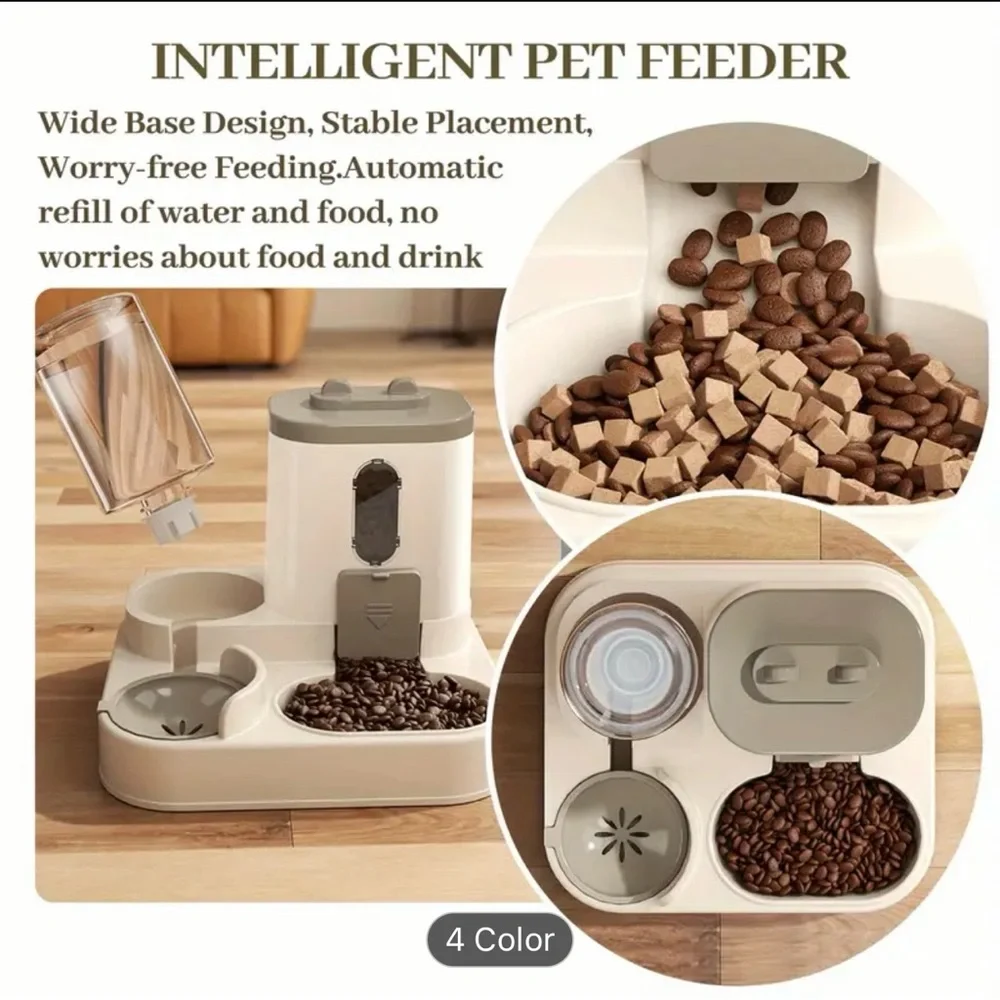 Automatic Pet Feeder with Water Dispenser